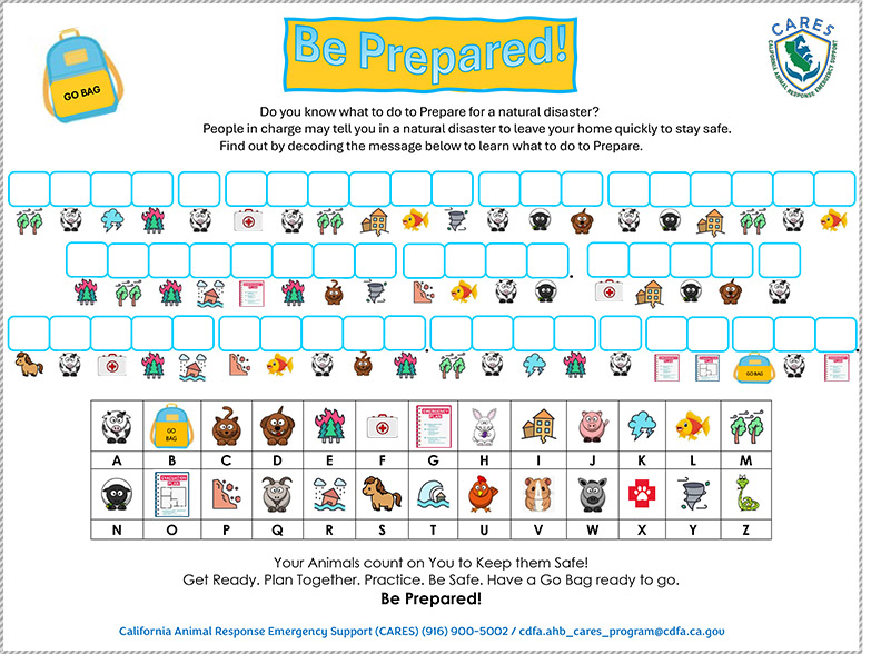 Be Prepared