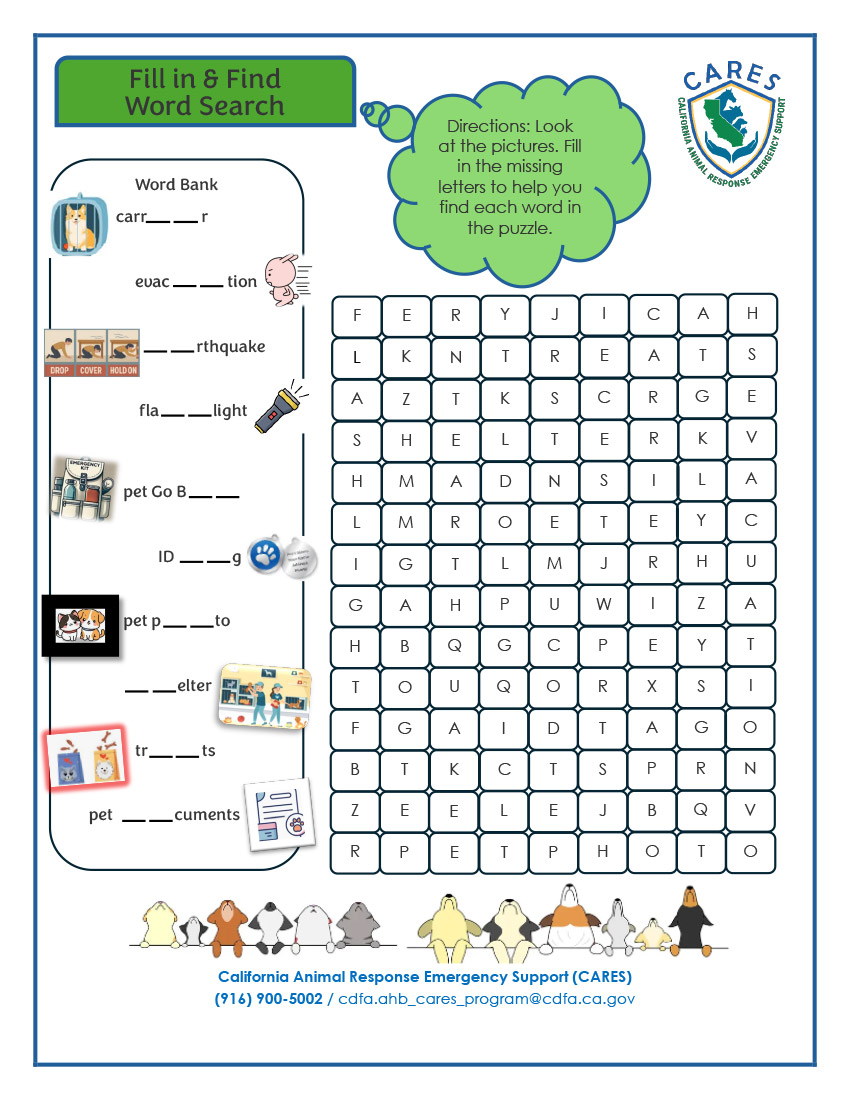 Fill in and Find