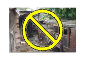 Poor bird quarters