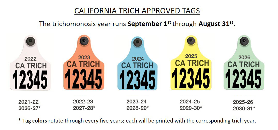 California Trich Approved Tags