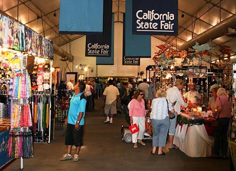 An indoor shop at the California State Fair