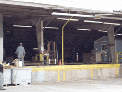 Feed mill/store loading dock