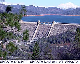 Sahsta County : Shasta Dam