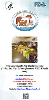 FDA VFD Requirements for Distributors who do NOT Manufacture Feed pamphlet