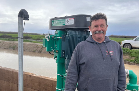 arial view of dairy digester