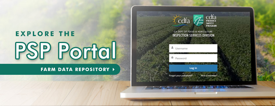 Explore the PSP Portal - Farm Data Repository