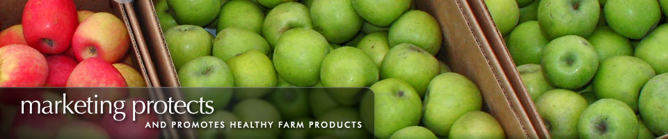 Marketing protects and promotes healthy farm products